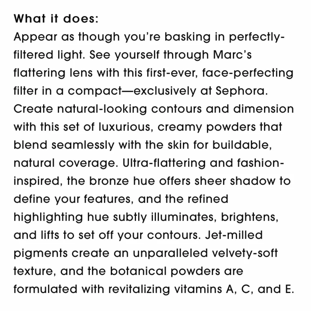 Marc Jacobs Light Filtering Contour Powder